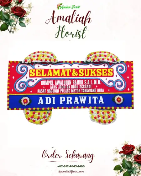 Papan Bunga Ucapan Selamat Ciroyom